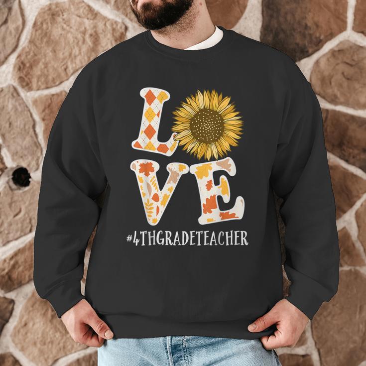 4th Grade Teacher Love Autumn Fall Sunflower Appreciation Men Graphic Sweatshirt, novelty gifts, funny gifts 4th Grade Teacher Love Autumn Fall Sunflower Appreciation Men Graphic Sweatshirt, novelty gifts, funny gifts