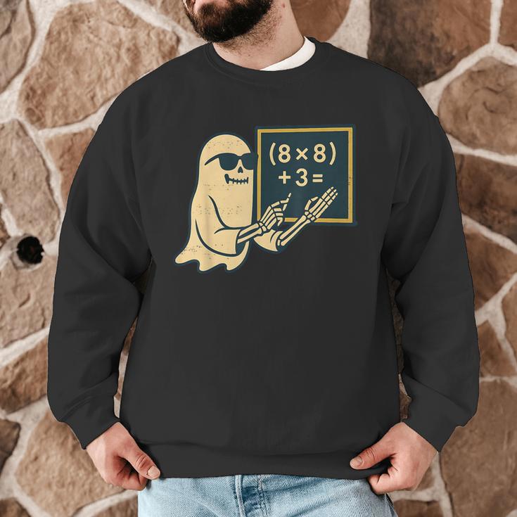 67 Teacher Halloween Skeleton Ghost Six Seven Meme Math Men Graphic Sweatshirt, novelty gifts, funny gifts