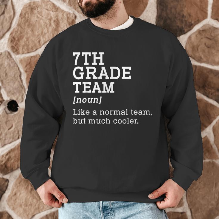 7th Grade Team Back To School Teacher Seventh Grade Team Men Graphic Sweatshirt, novelty gifts, funny gifts