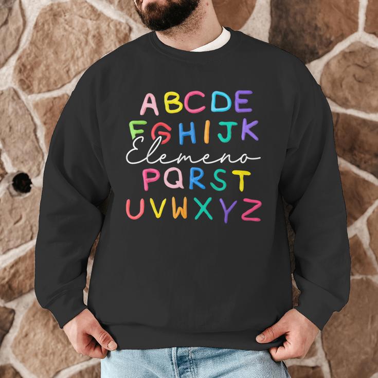 ABC Elemeno Kindergarten Teacher Boy Girl Kid Back To School Men Graphic Sweatshirt, novelty gifts, funny gifts