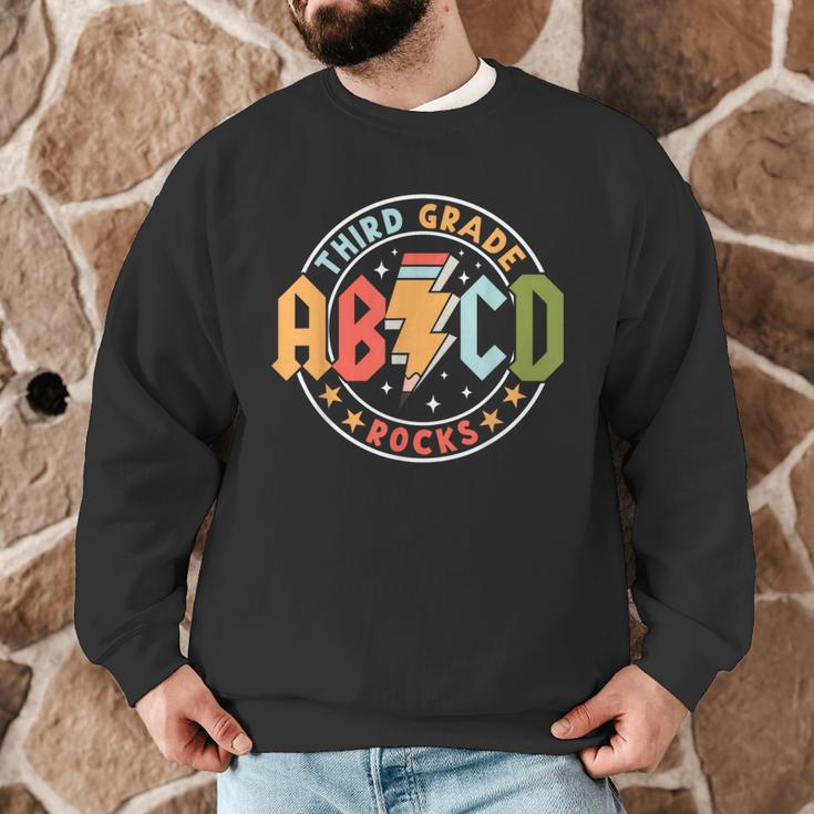 ABCD 3rd Grade Rocks Pencil Lightning Teachers Rock Boys Men Graphic Sweatshirt, novelty gifts, funny gifts ABCD 3rd Grade Rocks Pencil Lightning Teachers Rock Boys Men Graphic Sweatshirt, novelty gifts, funny gifts