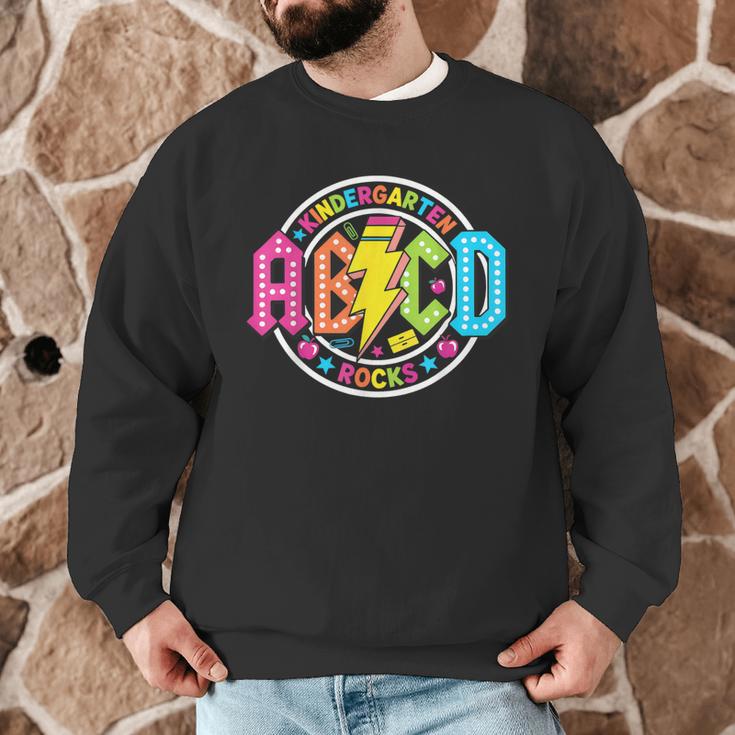 ABCD Kindergarten Rocks Back To School Teachers Students Men Graphic Sweatshirt, novelty gifts, funny gifts ABCD Kindergarten Rocks Back To School Teachers Students Men Graphic Sweatshirt, novelty gifts, funny gifts