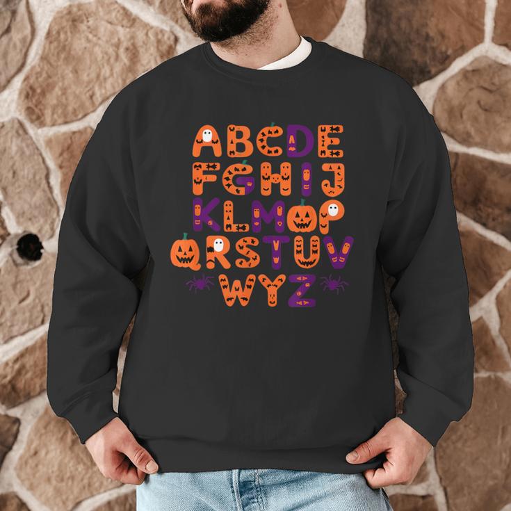 ABCs Learning Kindergarten Teacher Halloween Alphabet Men Graphic Sweatshirt, novelty gifts, funny gifts ABCs Learning Kindergarten Teacher Halloween Alphabet Men Graphic Sweatshirt, novelty gifts, funny gifts