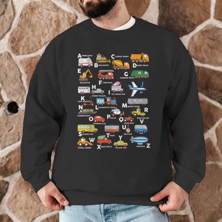 Alphabet Vehicles ABCs Learning Teachers Kids Boys Girls Men Graphic Sweatshirt, novelty gifts, funny gifts Alphabet Vehicles ABCs Learning Teachers Kids Boys Girls Men Graphic Sweatshirt, novelty gifts, funny gifts