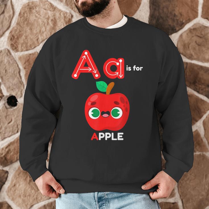 A Is For Apple Pre-K Kindergarten Teacher Student Men Graphic Sweatshirt, novelty gifts, funny gifts A Is For Apple Pre-K Kindergarten Teacher Student Men Graphic Sweatshirt, novelty gifts, funny gifts