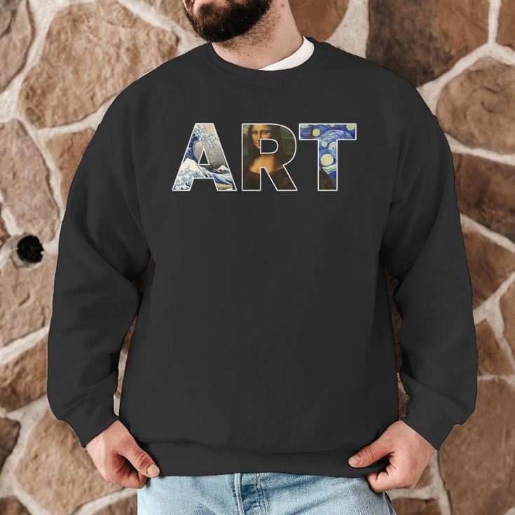 Art Artist Painting Teacher T Shirt Mona Lisa Great Wave For Men Women Men Graphic Sweatshirt, novelty gifts, funny gifts Art Artist Painting Teacher T Shirt Mona Lisa Great Wave For Men Women Men Graphic Sweatshirt, novelty gifts, funny gifts