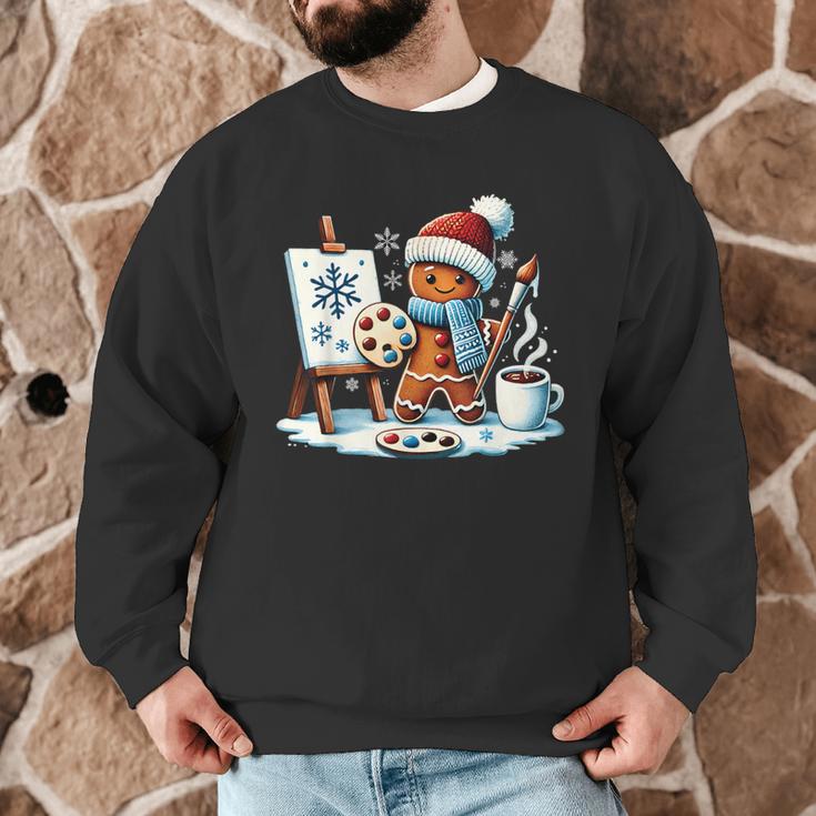 Artist Gingerbread Painter Art Teacher Student Christmas Men Graphic Sweatshirt, novelty gifts, funny gifts Artist Gingerbread Painter Art Teacher Student Christmas Men Graphic Sweatshirt, novelty gifts, funny gifts