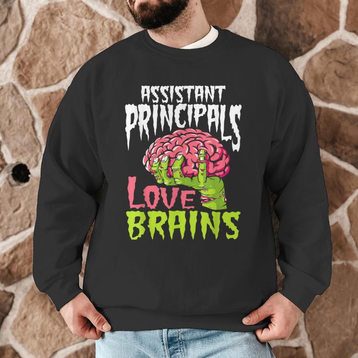 Assistant Principals Love Brains Zombie Teacher Halloween Men Graphic Sweatshirt, novelty gifts, funny gifts Assistant Principals Love Brains Zombie Teacher Halloween Men Graphic Sweatshirt, novelty gifts, funny gifts