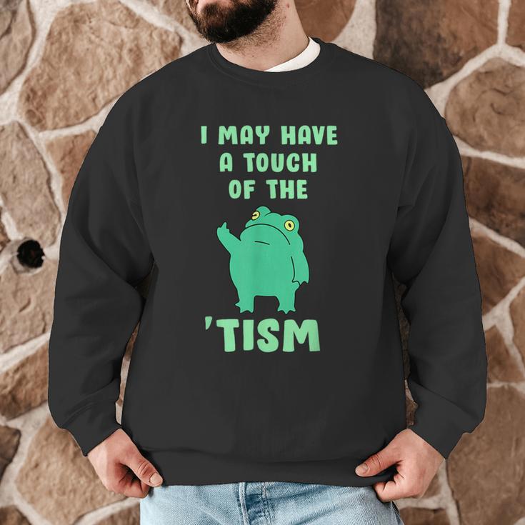 Autism Awareness Neurodiversity Teacher Frog I May Have A Touch Of The Tism Neurodivergent Small Men Graphic Sweatshirt, novelty gifts, funny gifts Autism Awareness Neurodiversity Teacher Frog I May Have A Touch Of The Tism Neurodivergent Small Men Graphic Sweatshirt, novelty gifts, funny gifts