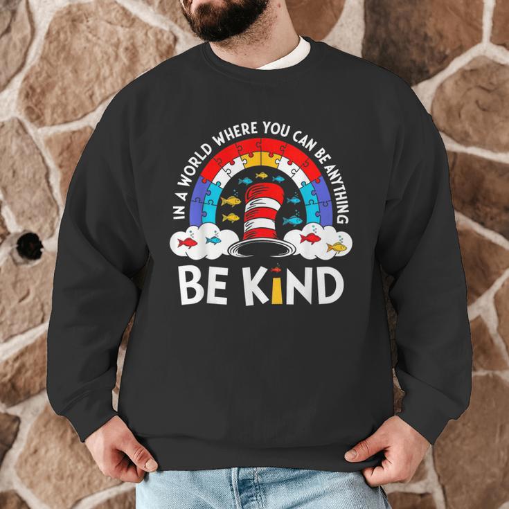 Autism Awareness For Teacher Why Fit In Doctor Cat Hat Cool Men Graphic Sweatshirt, novelty gifts, funny gifts Autism Awareness For Teacher Why Fit In Doctor Cat Hat Cool Men Graphic Sweatshirt, novelty gifts, funny gifts