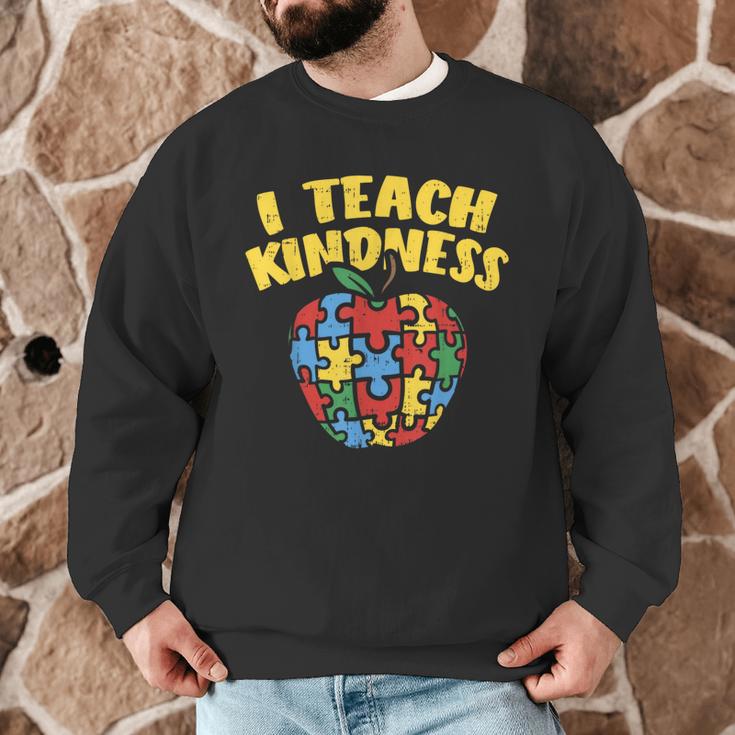 Autism Teacher Shirt I Teach Kindness Apple Puzzle Awareness Men Graphic Sweatshirt, novelty gifts, funny gifts Autism Teacher Shirt I Teach Kindness Apple Puzzle Awareness Men Graphic Sweatshirt, novelty gifts, funny gifts