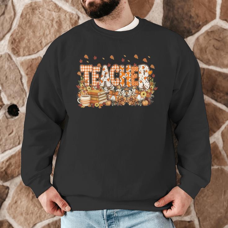 Autumn Pumpkin Thanksgiving Coffee Floral Teacher Fall Men Graphic Sweatshirt, novelty gifts, funny gifts Autumn Pumpkin Thanksgiving Coffee Floral Teacher Fall Men Graphic Sweatshirt, novelty gifts, funny gifts