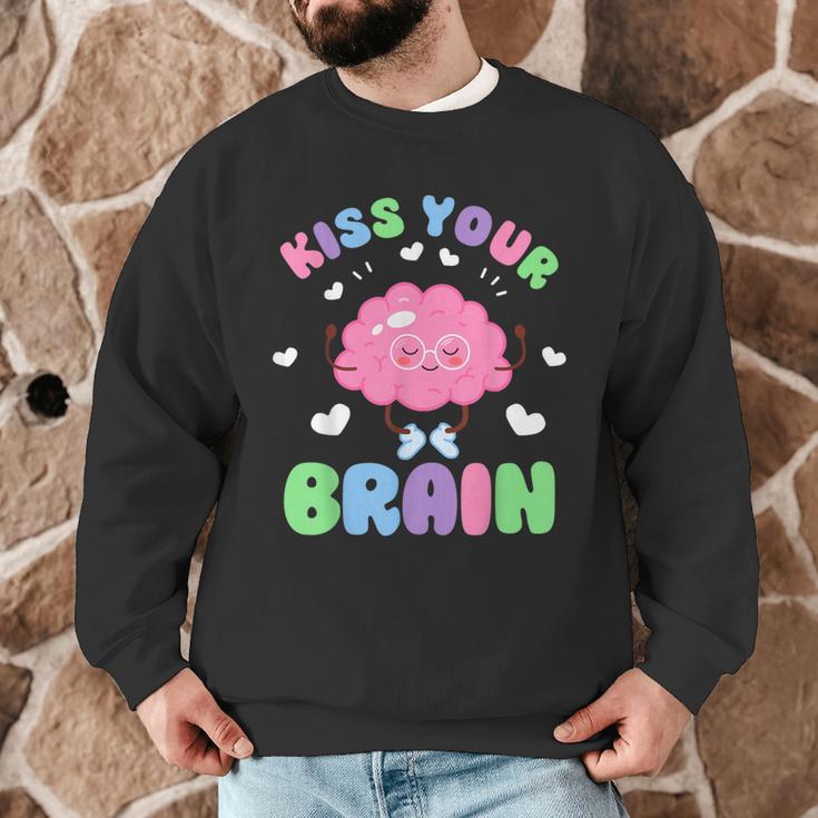 Back To School Kiss Your Brain Cute Teacher Appreciation Men Graphic Sweatshirt, novelty gifts, funny gifts Back To School Kiss Your Brain Cute Teacher Appreciation Men Graphic Sweatshirt, novelty gifts, funny gifts