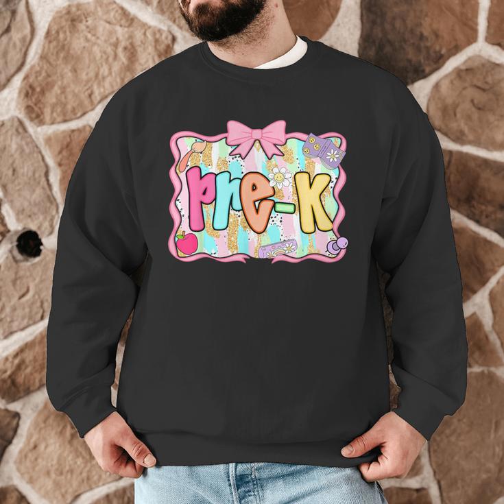 Back To School Pre-K Preppy Teacher Girl Men Graphic Sweatshirt, novelty gifts, funny gifts Back To School Pre-K Preppy Teacher Girl Men Graphic Sweatshirt, novelty gifts, funny gifts