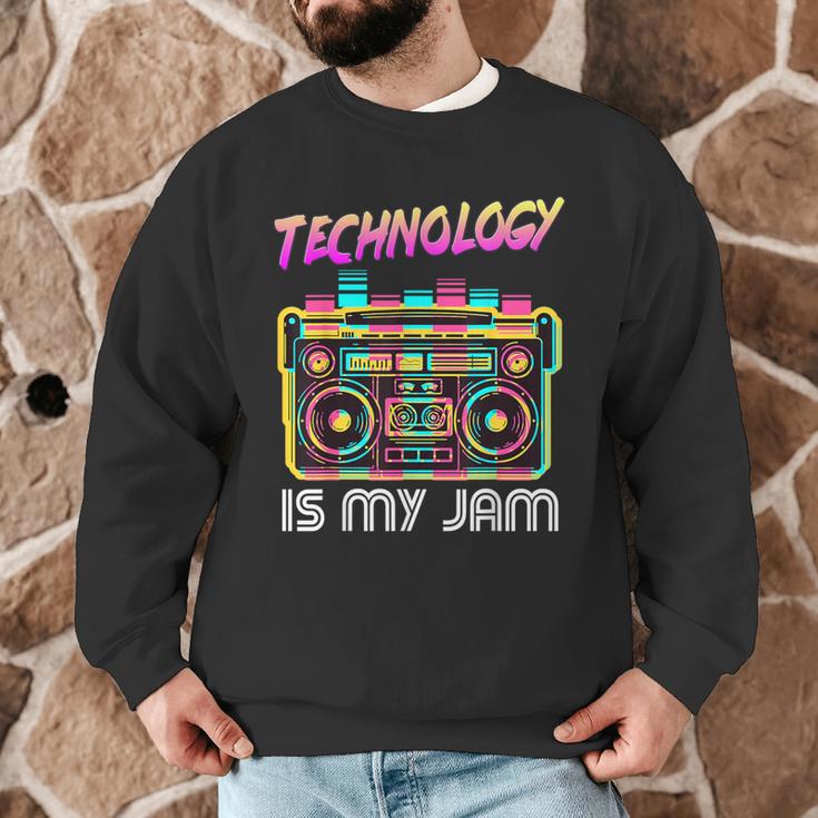 Back To School Retro Technology Is My Jam 80's Teacher Men Graphic Sweatshirt, novelty gifts, funny gifts Back To School Retro Technology Is My Jam 80's Teacher Men Graphic Sweatshirt, novelty gifts, funny gifts
