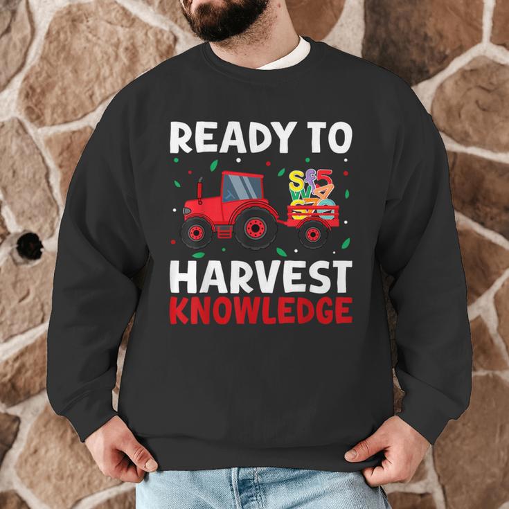 Back To School Teacher Farming Tractor Farmer Kids 100th Day Men Graphic Sweatshirt, novelty gifts, funny gifts