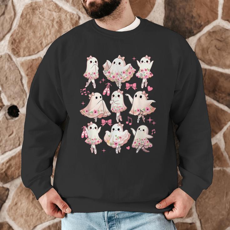 Ballet Ghost Ballet Dancer Spooky Dance Halloween Teacher Men Graphic Sweatshirt, novelty gifts, funny gifts Ballet Ghost Ballet Dancer Spooky Dance Halloween Teacher Men Graphic Sweatshirt, novelty gifts, funny gifts