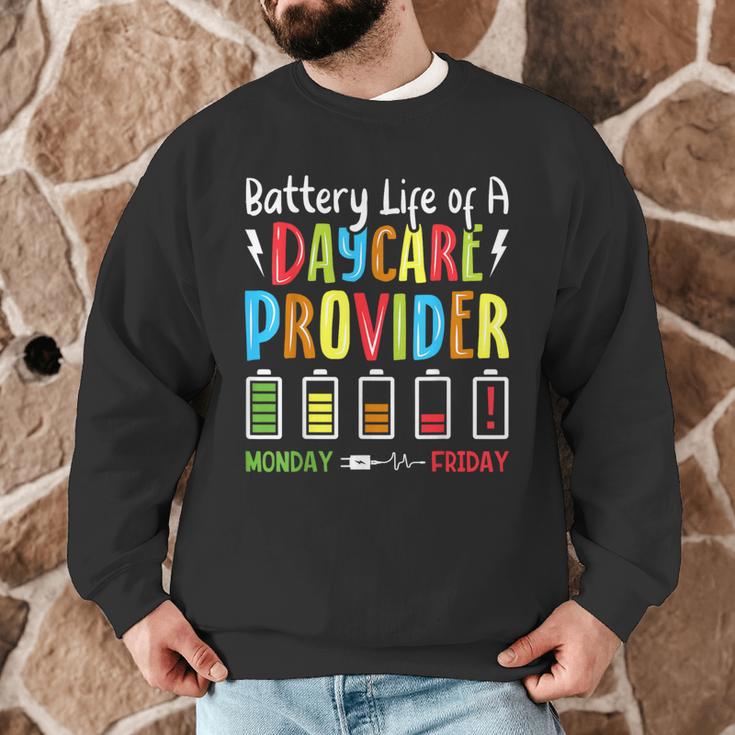 Battery Life Of Daycare Provider Childcare Teacher Men Graphic Sweatshirt, novelty gifts, funny gifts Battery Life Of Daycare Provider Childcare Teacher Men Graphic Sweatshirt, novelty gifts, funny gifts