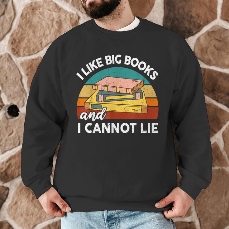 I Like Big Book Cant Lie Nerd School Librarian Teacher For Men Women Kids Men Graphic Sweatshirt, novelty gifts, funny gifts