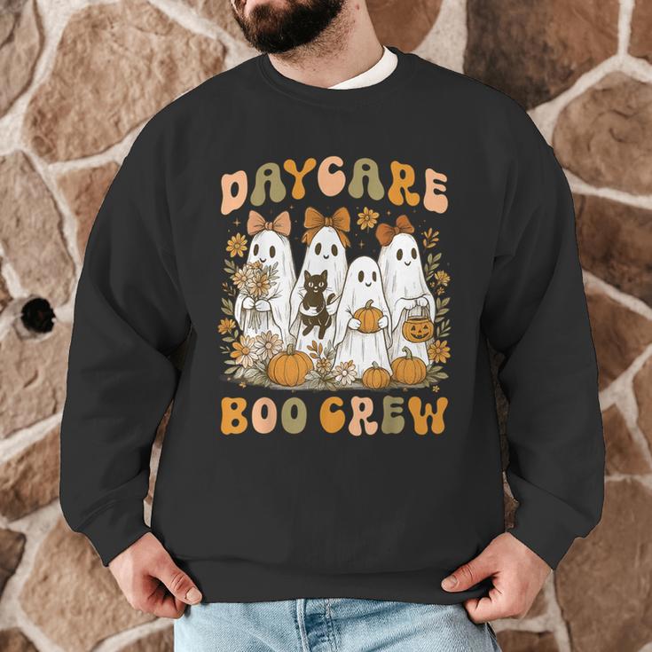 Boo Crew Daycare Teacher Matching Halloween Costume Ghost Men Graphic Sweatshirt, novelty gifts, funny gifts