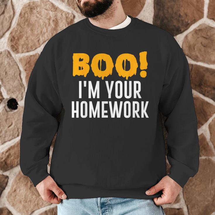 Boo I'm Your Homework Halloween Teacher Costume Men Graphic Sweatshirt, novelty gifts, funny gifts Boo I'm Your Homework Halloween Teacher Costume Men Graphic Sweatshirt, novelty gifts, funny gifts