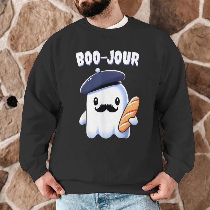 Boo Jour Ghost French Teacher Vintage Teacherlife Groovy Men Graphic Sweatshirt, novelty gifts, funny gifts Boo Jour Ghost French Teacher Vintage Teacherlife Groovy Men Graphic Sweatshirt, novelty gifts, funny gifts