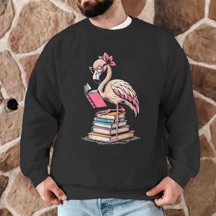 Book Lover Cute Flamingo Reading Teacher Librarian Women Men Graphic Sweatshirt, novelty gifts, funny gifts Book Lover Cute Flamingo Reading Teacher Librarian Women Men Graphic Sweatshirt, novelty gifts, funny gifts