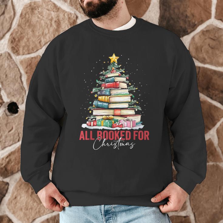 All Booked For Christmas Xmas Tree Teacher Holiday Pajamas Men Graphic Sweatshirt, novelty gifts, funny gifts All Booked For Christmas Xmas Tree Teacher Holiday Pajamas Men Graphic Sweatshirt, novelty gifts, funny gifts