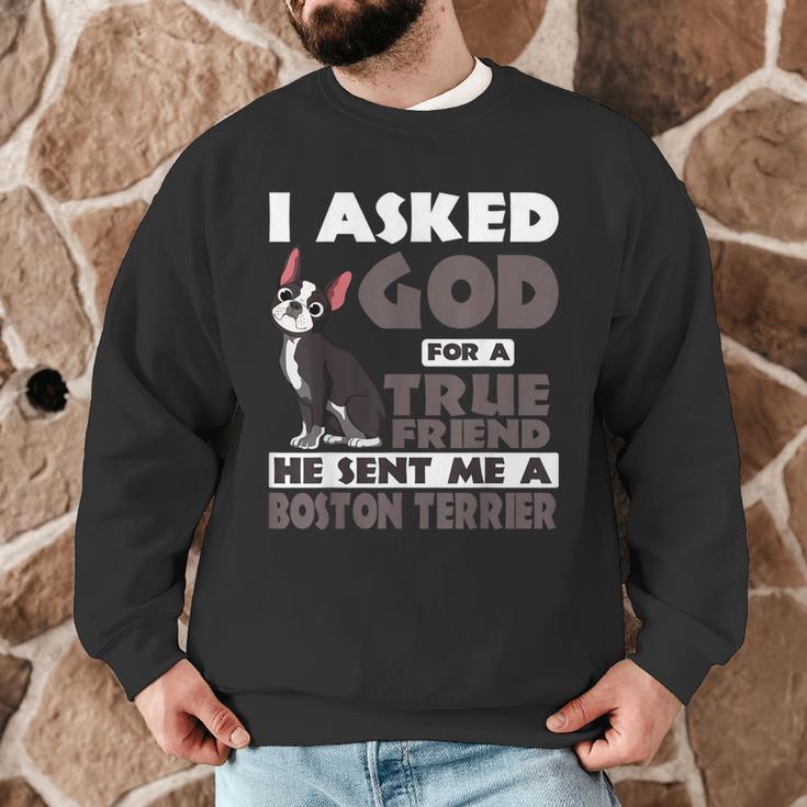 Boston Terrier American Gentleman Non-Sporting Dog Lover Men Graphic Sweatshirt, novelty gifts, funny gifts
