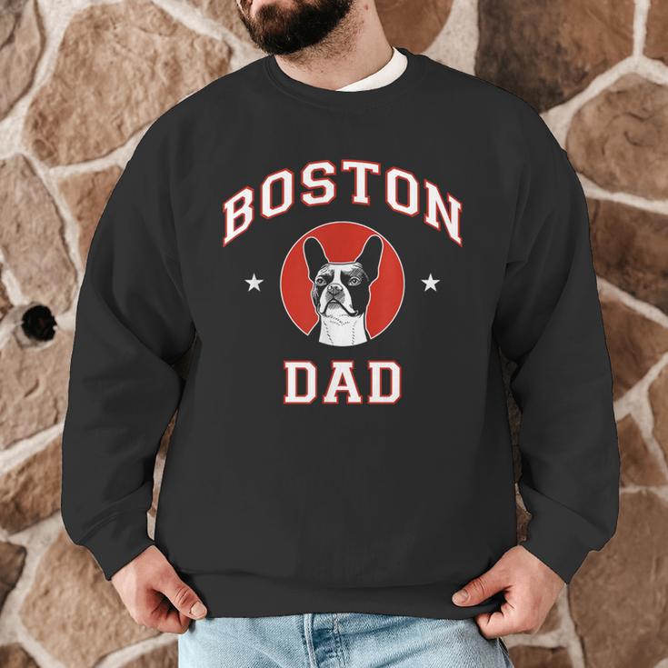 Boston Terrier Dad Dog Father For Men Women Kids Men Graphic Sweatshirt, novelty gifts, funny gifts