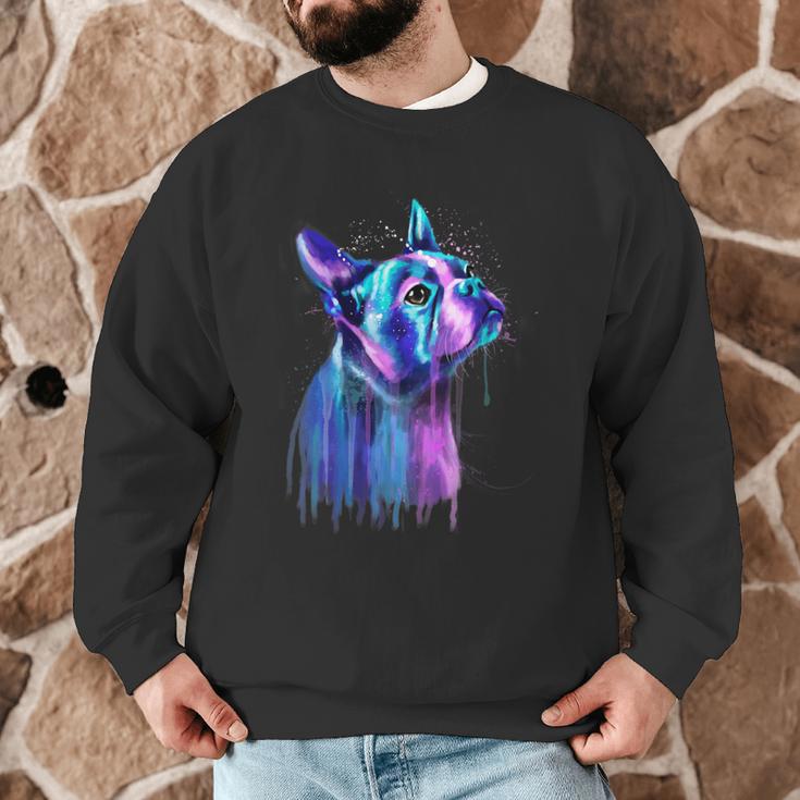 Boston Terrier Dog For a Boston Terrier Mom Men Graphic Sweatshirt, novelty gifts, funny gifts