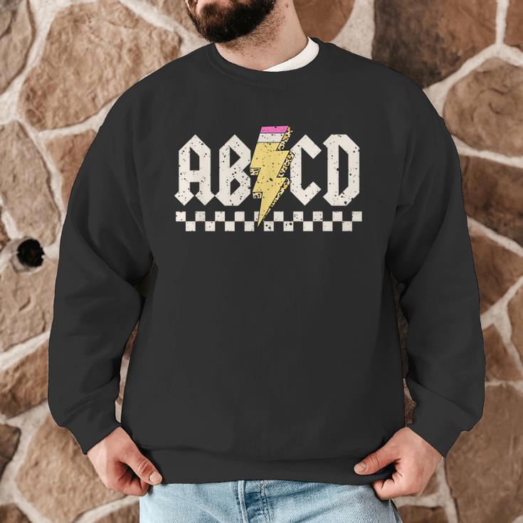 Boys Girls Teachers ABCD Rock Graphic Back To School Class Men Graphic Sweatshirt, novelty gifts, funny gifts Boys Girls Teachers ABCD Rock Graphic Back To School Class Men Graphic Sweatshirt, novelty gifts, funny gifts