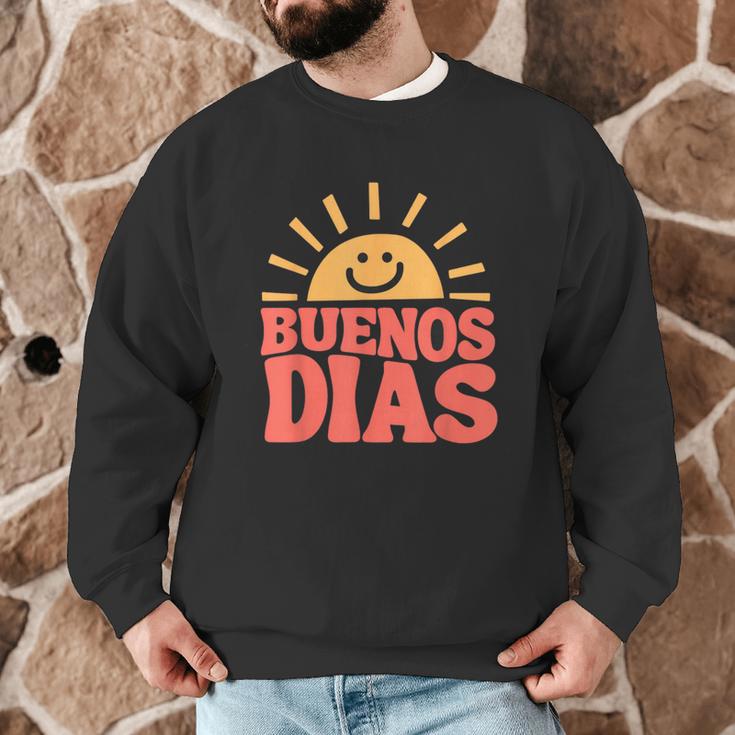 Buenos Dias Spanish Teacher Appreciation Back To School Men Graphic Sweatshirt, novelty gifts, funny gifts Buenos Dias Spanish Teacher Appreciation Back To School Men Graphic Sweatshirt, novelty gifts, funny gifts