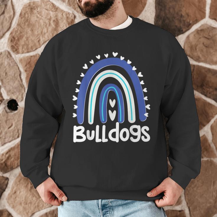 Bulldogs School Mascot Rainbow Teacher Lover Men Graphic Sweatshirt, novelty gifts, funny gifts Bulldogs School Mascot Rainbow Teacher Lover Men Graphic Sweatshirt, novelty gifts, funny gifts