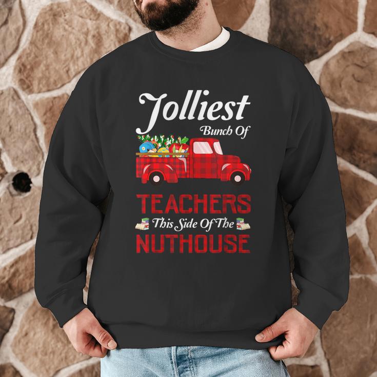 Bunch Of Teachers This Side Of The Nuthouse Xmas Men Graphic Sweatshirt, novelty gifts, funny gifts Bunch Of Teachers This Side Of The Nuthouse Xmas Men Graphic Sweatshirt, novelty gifts, funny gifts