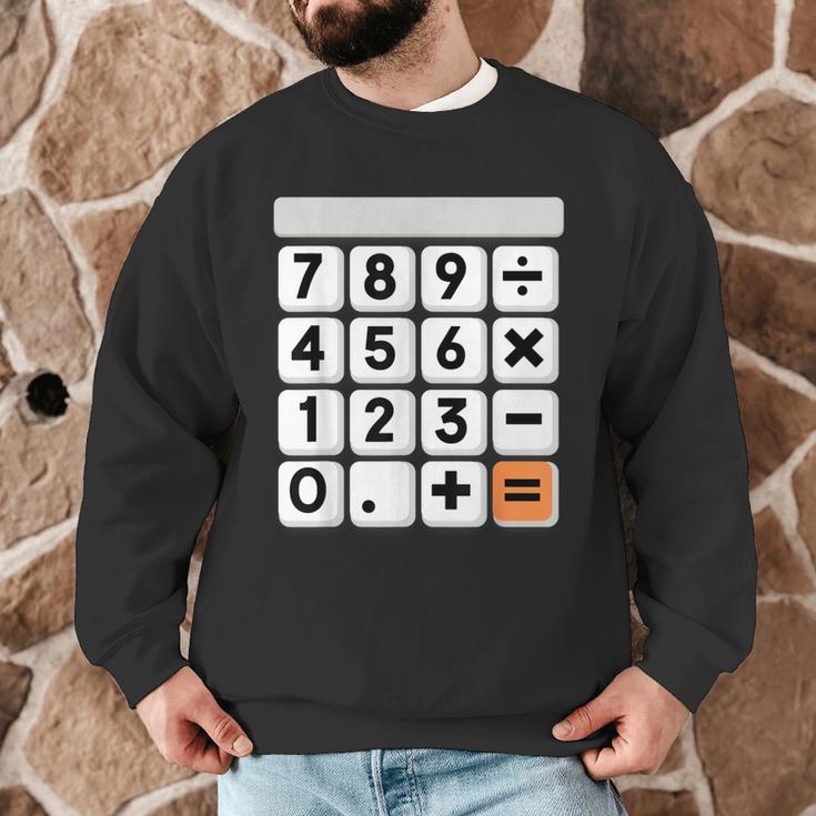Calculator Easy Halloween Costume For Math Teacher Men Graphic Sweatshirt, novelty gifts, funny gifts