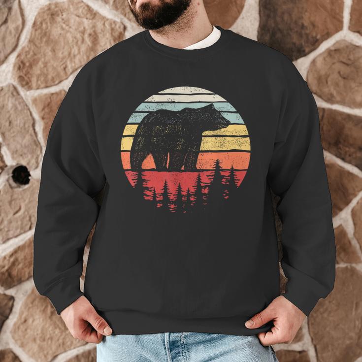 Catch Some Rays Vintage Retro Grizzly Bear Men Graphic Sweatshirt, novelty gifts, funny gifts