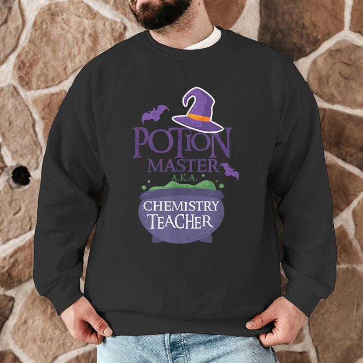 Chemistry Teacher Halloween Shirt School POTION MASTER Men Graphic Sweatshirt, novelty gifts, funny gifts
