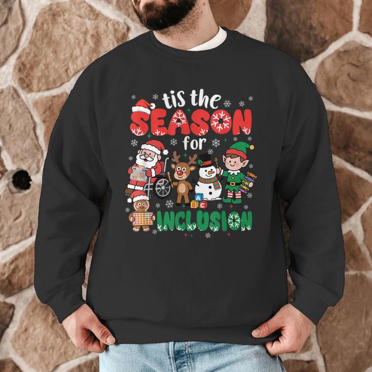Christmas Sped Teacher Tis The Season For Inclusion Women Men Graphic Sweatshirt, novelty gifts, funny gifts Christmas Sped Teacher Tis The Season For Inclusion Women Men Graphic Sweatshirt, novelty gifts, funny gifts
