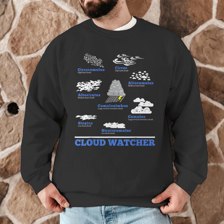 Cloud Watcher Cloud Types Science Student Teacher Cute Faces Men Graphic Sweatshirt, novelty gifts, funny gifts Cloud Watcher Cloud Types Science Student Teacher Cute Faces Men Graphic Sweatshirt, novelty gifts, funny gifts