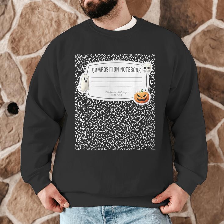 Composition Notebook Costume Adult Halloween For Teacher Men Graphic Sweatshirt, novelty gifts, funny gifts Composition Notebook Costume Adult Halloween For Teacher Men Graphic Sweatshirt, novelty gifts, funny gifts