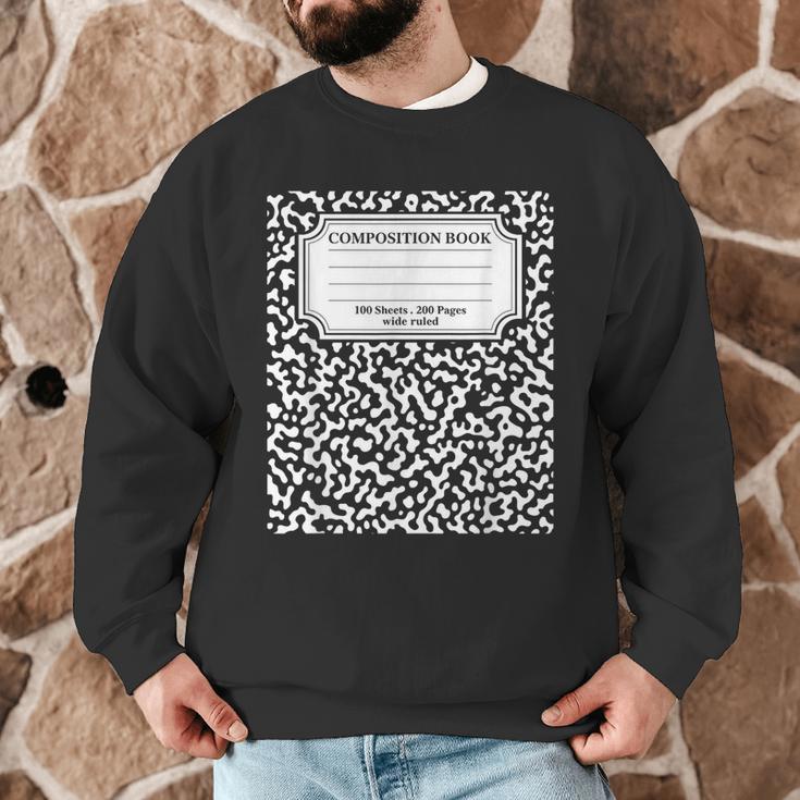 Composition Notebook Matching Group Halloween Teachers Men Graphic Sweatshirt, novelty gifts, funny gifts Composition Notebook Matching Group Halloween Teachers Men Graphic Sweatshirt, novelty gifts, funny gifts