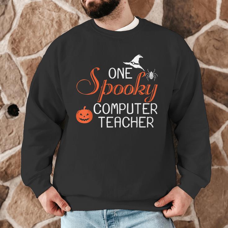 Computer Teacher Halloween Spooky Men Women Kids Men Graphic Sweatshirt, novelty gifts, funny gifts