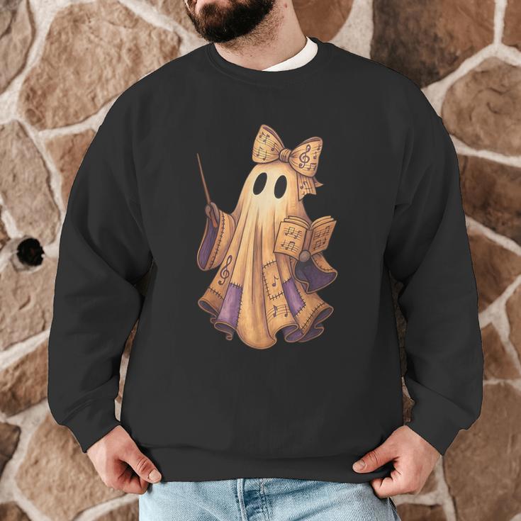 Coquette Music Note Patchwork Ghost Music Teacher Halloween Men Graphic Sweatshirt, novelty gifts, funny gifts Coquette Music Note Patchwork Ghost Music Teacher Halloween Men Graphic Sweatshirt, novelty gifts, funny gifts