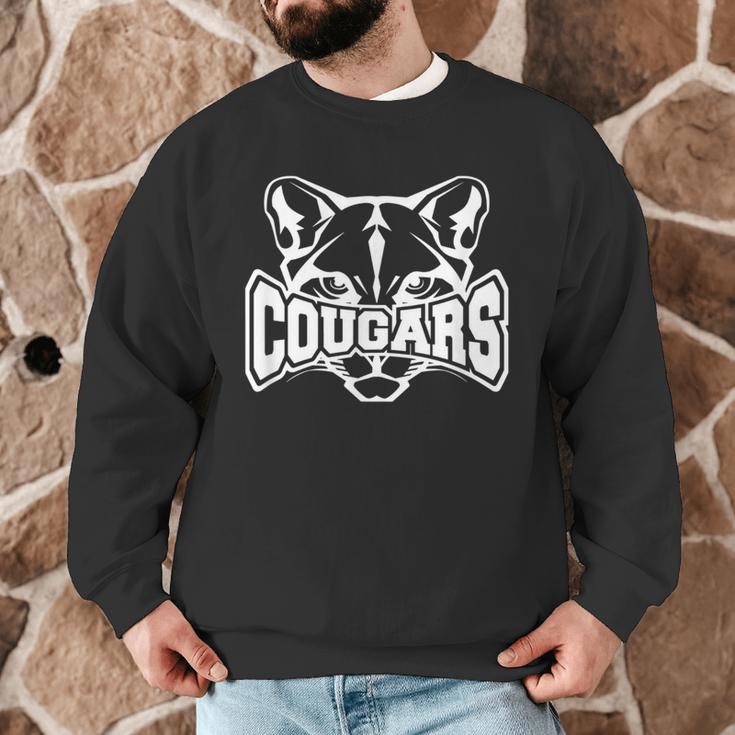 Cougars Teacher Student School Sports Fan Team Spirit Men Graphic Sweatshirt, novelty gifts, funny gifts