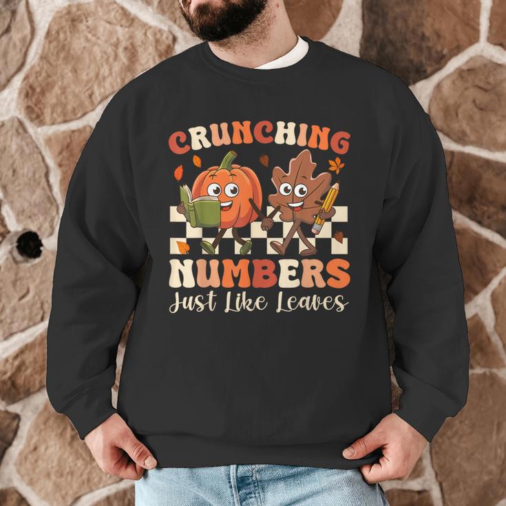 Crunching Numbers Just Like Leaves Pumpkin Fall Teacher Men Graphic Sweatshirt, novelty gifts, funny gifts Crunching Numbers Just Like Leaves Pumpkin Fall Teacher Men Graphic Sweatshirt, novelty gifts, funny gifts