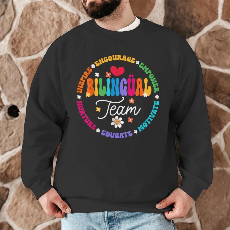 Cultivando Bilingues Dual Language Bilingual Team Teacher Men Graphic Sweatshirt, novelty gifts, funny gifts Cultivando Bilingues Dual Language Bilingual Team Teacher Men Graphic Sweatshirt, novelty gifts, funny gifts
