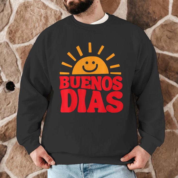 Cute Bilingual Spanish Teacher Buenos Dias Sunshine Men Graphic Sweatshirt, novelty gifts, funny gifts Cute Bilingual Spanish Teacher Buenos Dias Sunshine Men Graphic Sweatshirt, novelty gifts, funny gifts