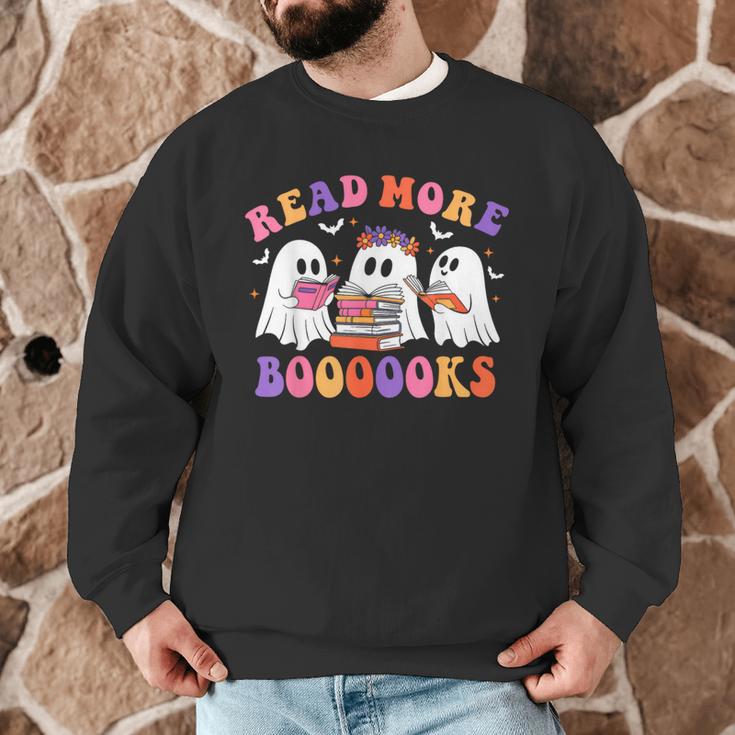 Cute Ghost Read More Books Lover Teacher Halloween Costume Men Graphic Sweatshirt, novelty gifts, funny gifts Cute Ghost Read More Books Lover Teacher Halloween Costume Men Graphic Sweatshirt, novelty gifts, funny gifts