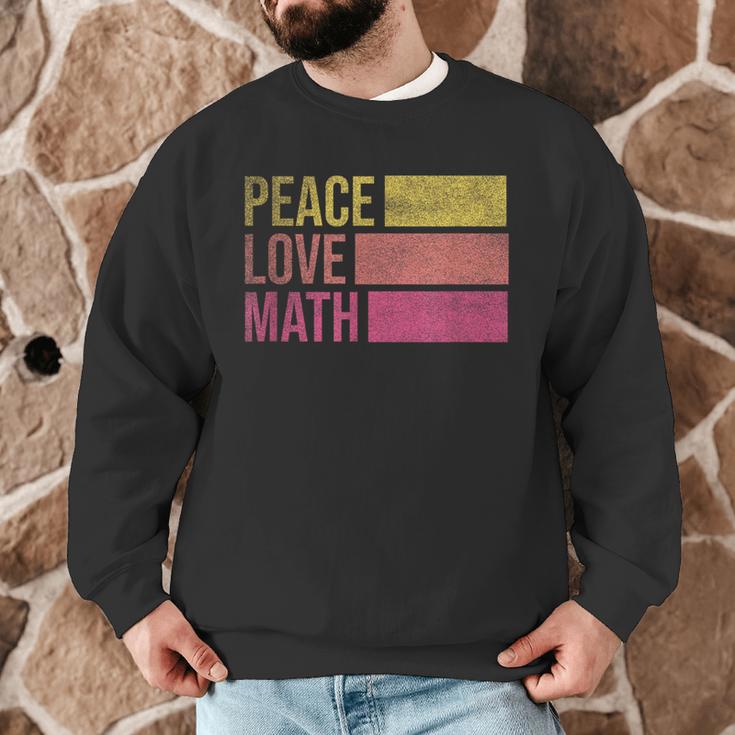 Cute Math Teacher Peace Love Math Men Graphic Sweatshirt, novelty gifts, funny gifts Cute Math Teacher Peace Love Math Men Graphic Sweatshirt, novelty gifts, funny gifts